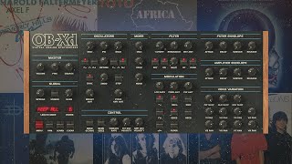 Some 80s famous presets on OBXd FREE Oberheim VST [upl. by Eelarak502]