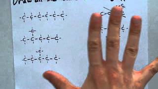 Draw the Isomers of hexane C6H14 [upl. by Elatnahc357]