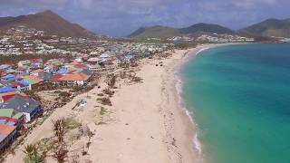 ST MARTIN  Orient Beach Then And Now After Hurricane Irma [upl. by Gorman46]