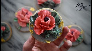 Palette Knife Buttercream Flower Tutorial  Sugar Cookie Edition [upl. by Necila915]