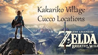 The Legend of Zelda Breath of the Wild Cucco locations [upl. by Helga839]