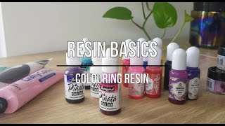 Resin Basics  How To Colour Resin  Seriously Creative Resin Tutorial [upl. by Nosmoht412]