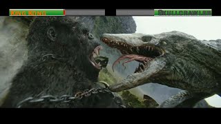 King Kong vs Skullcrawlerwith healthbars [upl. by Jorgensen877]