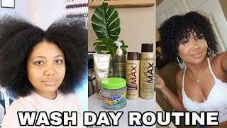 Natural Hair Wash Day Routine 2021  LustraSilk One Brand Tutorial [upl. by Coulombe]