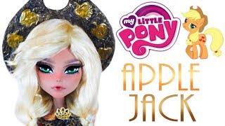 Custom Applejack Doll  MY LITTLE PONY OOAK [upl. by Eiznekcam544]