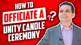 How to officiate a unity candle ceremony [upl. by Cita]