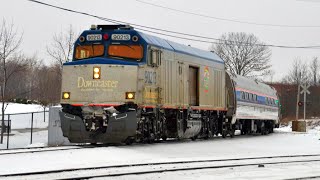 Trains In The Snow [upl. by Atnauqal]