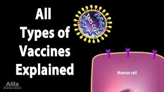 All Types of Vaccines How They Work Animation [upl. by Ecraep]