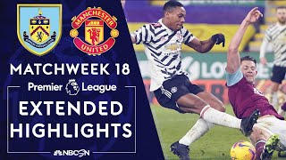 Burnley v Manchester United  PREMIER LEAGUE HIGHLIGHTS  1122021  NBC Sports [upl. by Ellenaj]