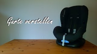 Gurte verstellen Maxi Cosi Kindersitz Priori SPS [upl. by Yerrok]