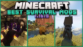 Top 20 Mods that Make Minecraft Survival Even Better 1165Forge [upl. by Garlan207]