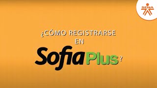 Registro Sofia Plus  SENA [upl. by Flor]