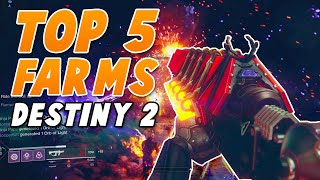 Top 5 Craziest Farms in Destiny 2 Infinite Enemies for Catalysts Quests amp Orbs Best Loot Caves [upl. by Nohsed584]