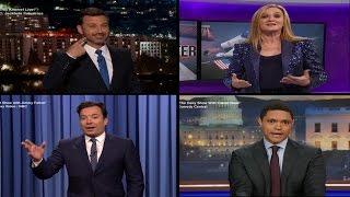 Late Night Hosts React to Donald Trumps Win [upl. by Reace]