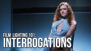 How to Film Interrogation Scenes  3 Quick Lighting Setups [upl. by Aillicec]