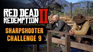 Red Dead Redemption 2 Sharpshooter Challenge 9 Guide  Shoot 3 people’s hats off with the Dead Eye [upl. by Gabriel174]