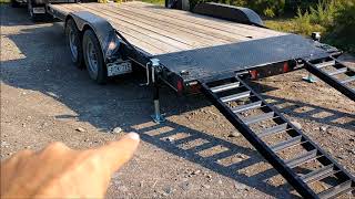 Trailer Project Part 4 trailer jacks [upl. by Yeleak]