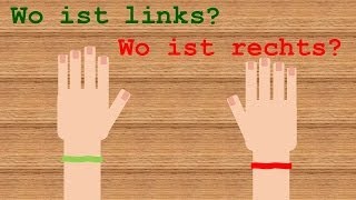 RECHTS und LINKS  Kinder bekommen eine Vorstellung von Raum und Richtung [upl. by Anaugahs]