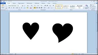 How to type heart symbol in Microsoft Word [upl. by Elgna903]