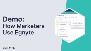 How Marketers Use Egnyte [upl. by Fern520]