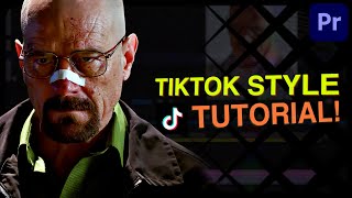 TikTok Edit Style Full Tutorial  Premiere Pro [upl. by Berl]