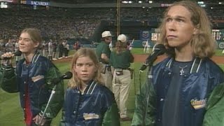 1997 WS Gm1 Hanson performs the national anthem [upl. by Urbani]