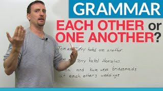 Learn English Grammar EACH OTHER amp ONE ANOTHER [upl. by Koenraad237]