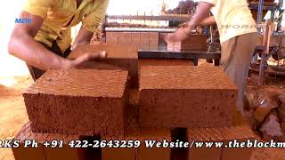 Semi automatic clay brick making machines Micro Engineering works Indiacall us 919894748600 [upl. by Uyr451]