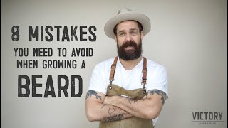 8 BEARD GROWING MISTAKES YOU NEED TO AVOID with Matty Conrad [upl. by Eciram]