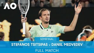 Stefanos Tsitsipas v Daniil Medvedev Full Match SF  Australian Open 2022 [upl. by Lotty]