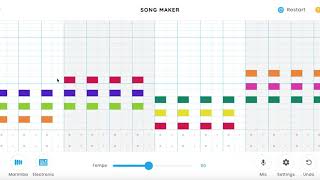 Chrome music lab Song Maker How to make song longer [upl. by Eldred821]