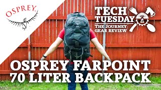 Best Travel Backpack  Osprey Farpoint 70 Review [upl. by Nyrtak]