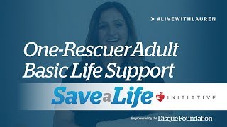 One Rescuer BLS OneRescuer Adult Basic Life Support 2019 [upl. by Epoillac190]