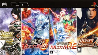 Dynasty Warriors Games for PSP [upl. by Akehs]