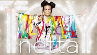 Netta  TOY Lyrics Eurovision 2018 Israel [upl. by Ecienal]