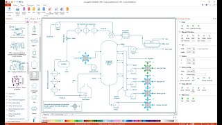 How to Draw a Chemical Process Flow Diagram [upl. by Nohtan]