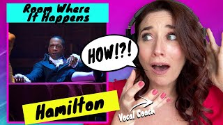 Singing Teacher Reacts Room Where It Happens  Hamilton  WOW They were [upl. by Dahsar]