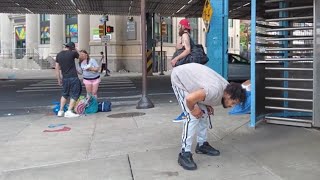 Zombies in Kensington Ave Philadelphia [upl. by Katrina]