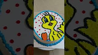 Tweety Bird cartoon cake 🐥 [upl. by Acissaj736]