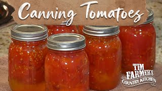 CANNING TOMATOES  HowTo Can WholeHalvedQuartered Tomatoes [upl. by Dlnaod789]