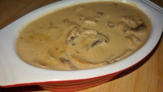 Mushroom Sauce The Best Recipe  Make It Easy Recipes [upl. by Alyahsal]