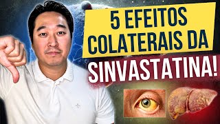 5 EFEITOS COLATERAIS DA SINVASTATINA [upl. by Ahslek973]