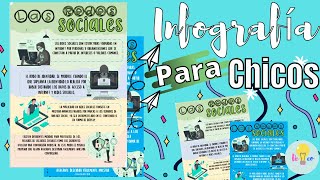 Cómo hacer INFOGRAFÍAS en Word💻 [upl. by Eeralih]