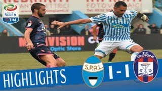 Spal  Crotone  11  Highlights  Giornata 7  Serie A TIM 201718 [upl. by Assel]