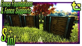 Ark S Tips amp Tricks  Fence Foundations amp Fence Supports  TimmyCarbine [upl. by Dorene]