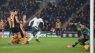 HULL CITY 2  1 MANCHESTER UNITED  GOALS POGBA HUDDLESTONE NIASSE  MATCH REVIEW [upl. by Enuj]