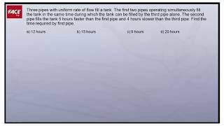 Pipes and Cisterns  Quants Question  Detail Explanation [upl. by Yelahs]