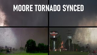 2013 Moore EF5 Tornado Synced [upl. by Ailec]