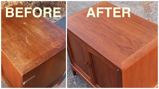 Thrift Store Rescue 8  Mid Century Furniture Restoration [upl. by Assisi]