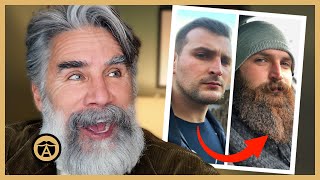 Berzinsky Reacts to SHOCKING Patchy Beard Transformations [upl. by Alios]